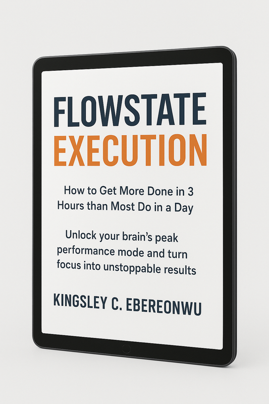 Self-help & personal development

Mindset

Flowstate Execution

Digital Product
